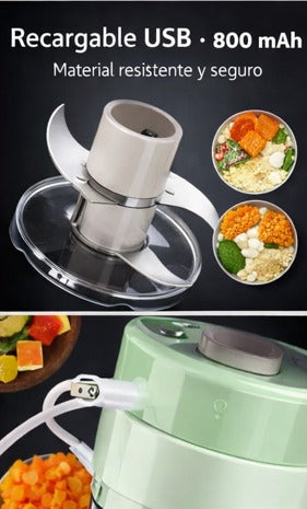 Picador 4 en 1 - Eléctrico, portátil, cargable USB